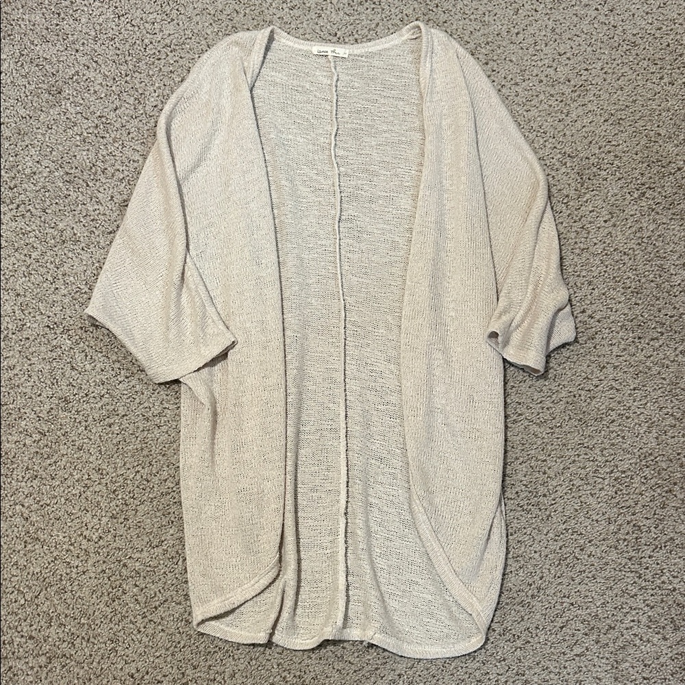 Lemon Tree Open Knit Cardigan